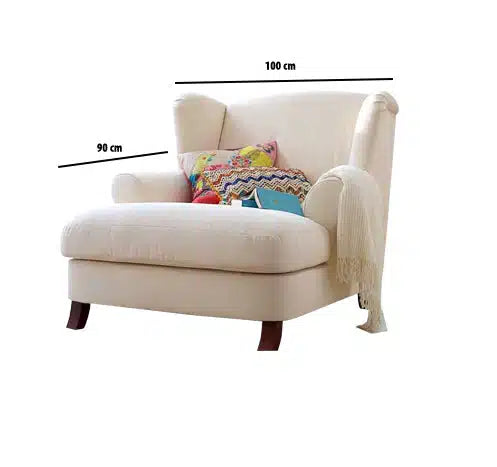 Armchair 100x90cm - Off White RA-SF211