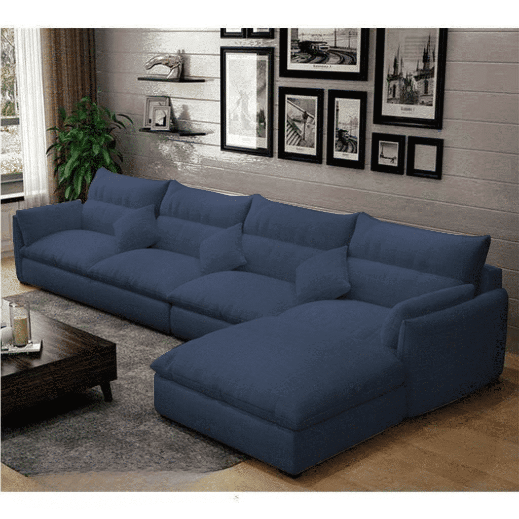 Modern corner sofa 280x180cm - Blue RA-SF29-2