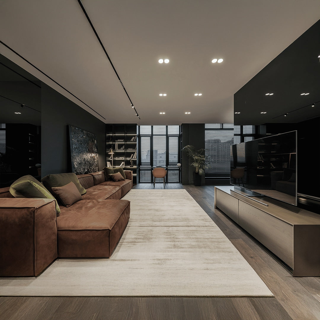 Modern corner sofa 320x190 cm - Brown RA-SF47 