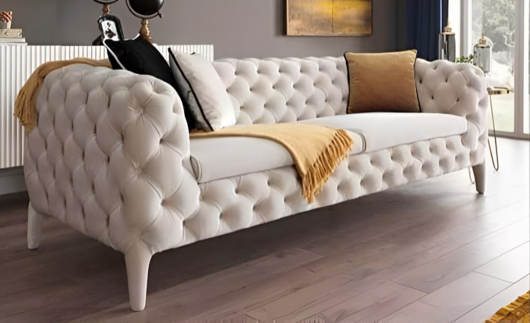 Leather sofa set - beige RA-SOFA.15