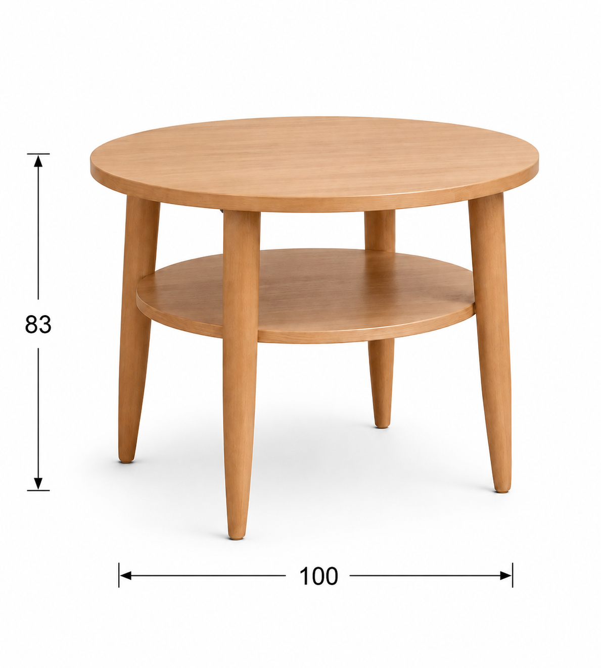 Side Table 100x100cm – Wood RAF-T154