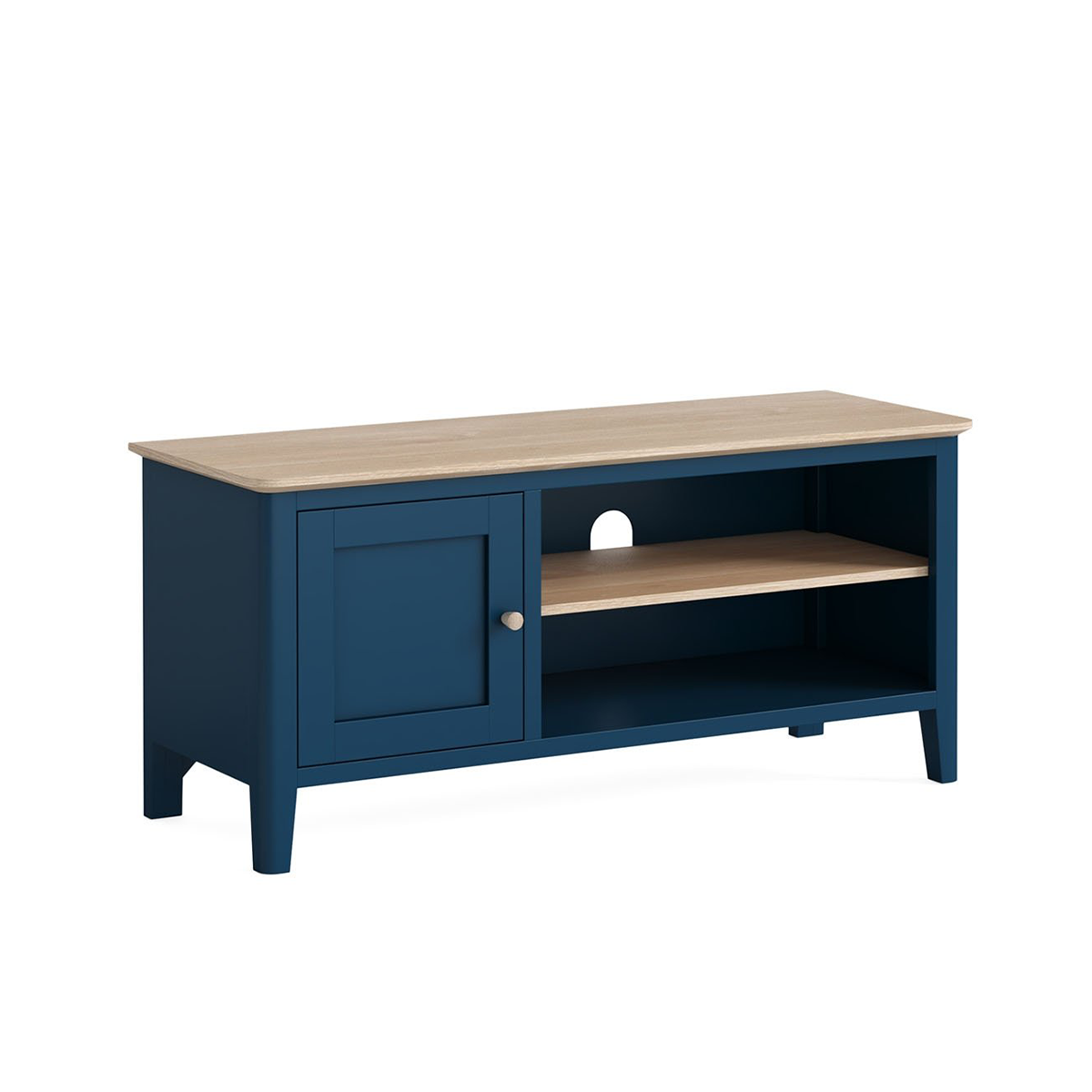 TV Table 120×35 cm  Blue × Wood RA-U105