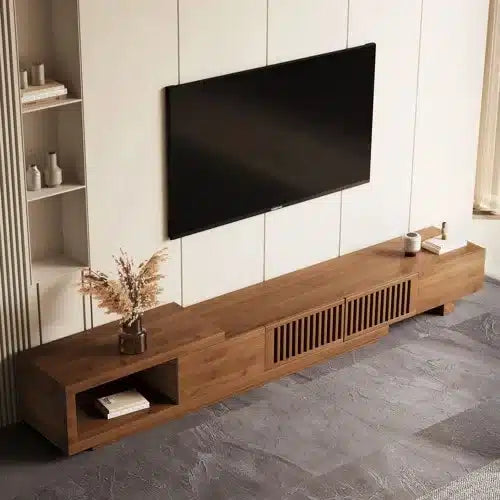 ترابيزه تلفزيون 200×40سم-بنيRA-U90