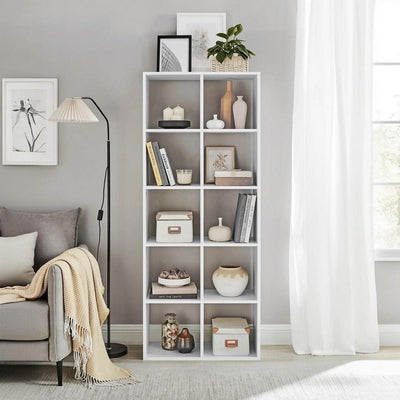 مكتبة مودرن 60×180سم-أبيض RA-mk101