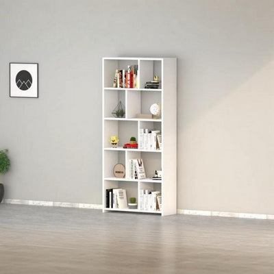 مكتبة مودرن 80×180سم-أبيض RA-mk103