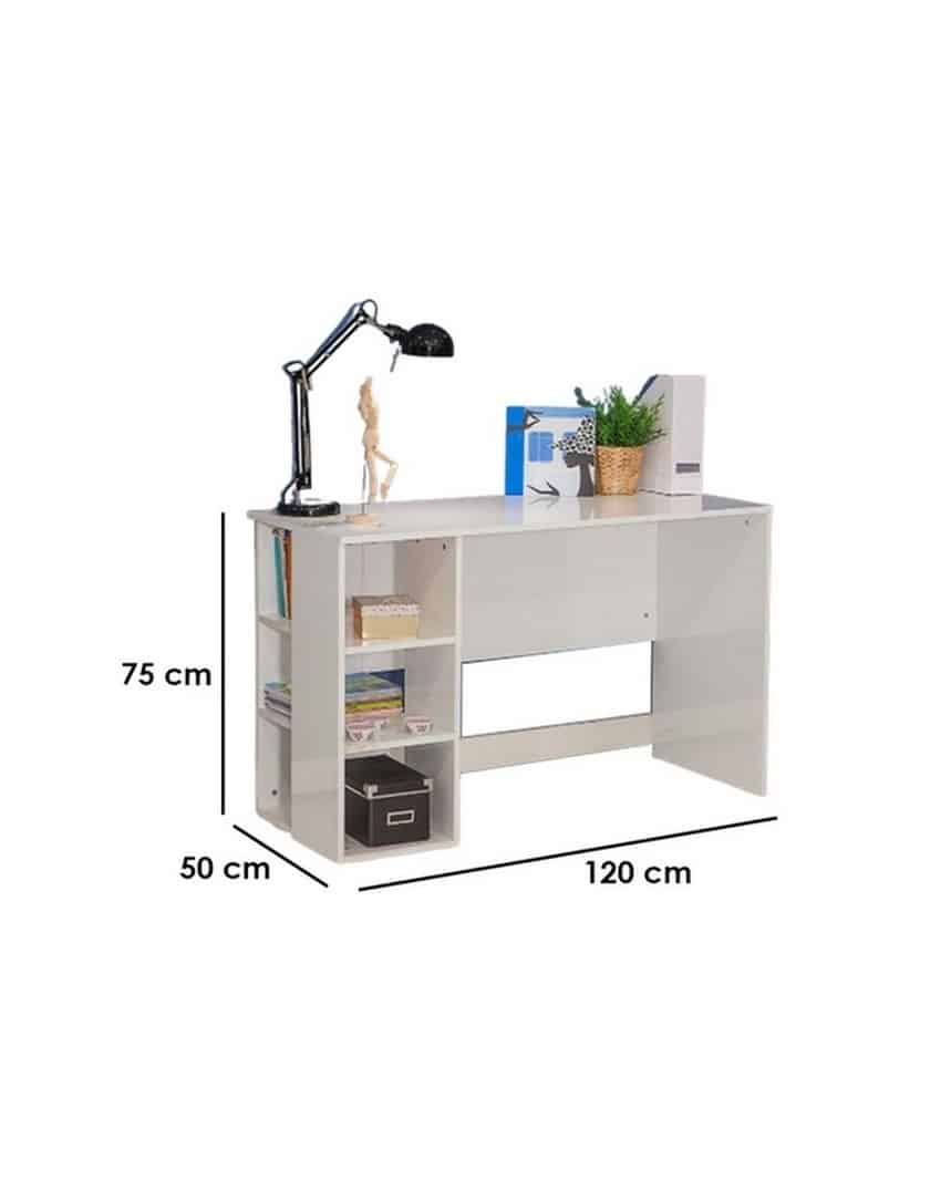 Modern desk 120x75 cm - White RA042