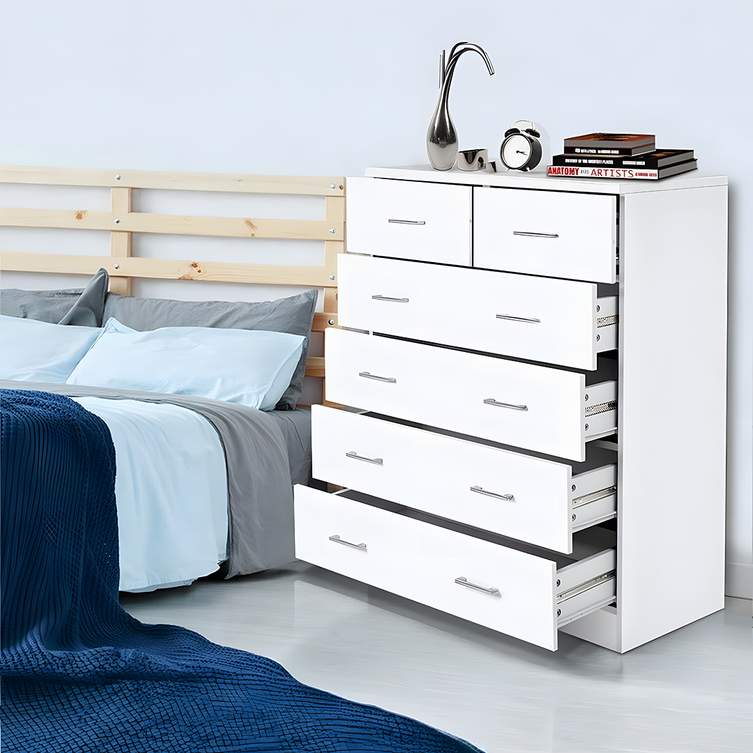 Modern Drawer Unit 85x40cm - White RA117