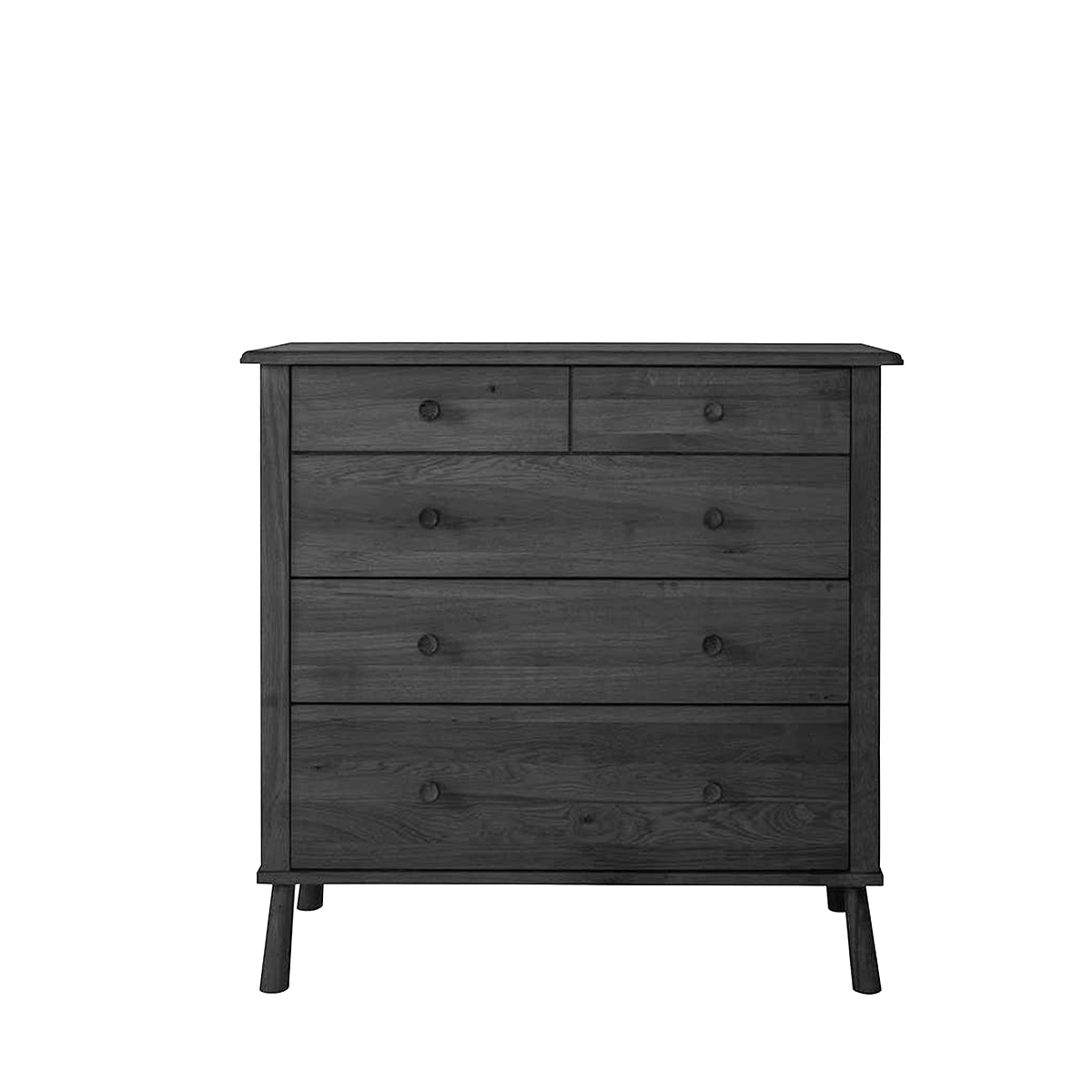 Modern Drawer Unit 100×45 cm - Black RA136