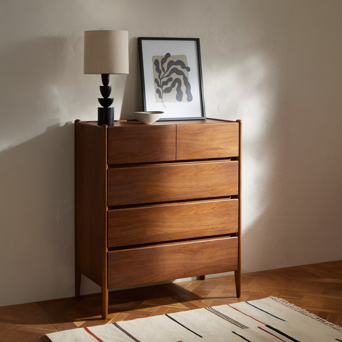 Modern Drawer Unit 75×45 cm - Brown RA150