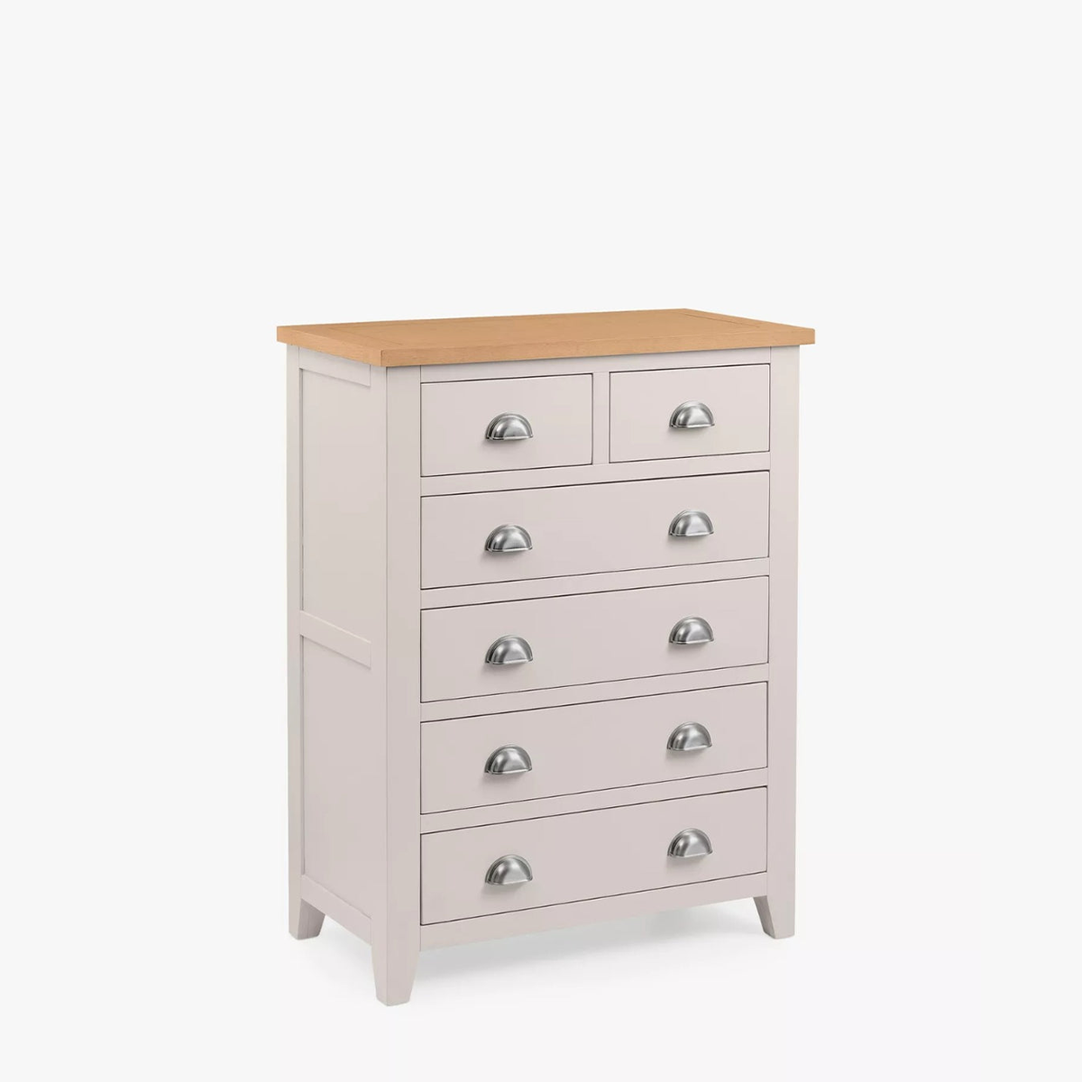 Modern Drawer Unit 75×45 cm - Grey × Wood RA154