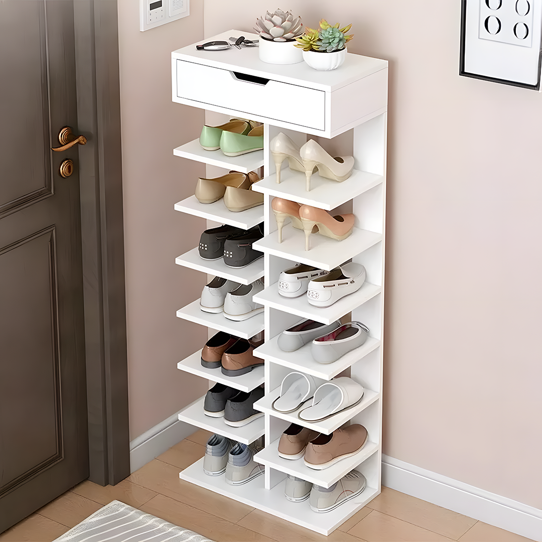 Modern shoe rack 46 cm – White RAF-S27