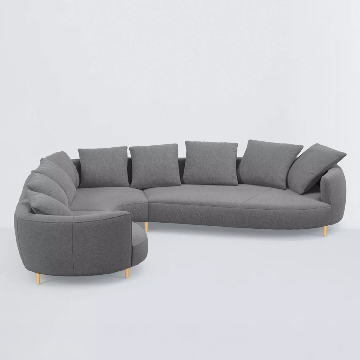 Modern corner sofa 250x300 cm - Gray RA-Sf325
