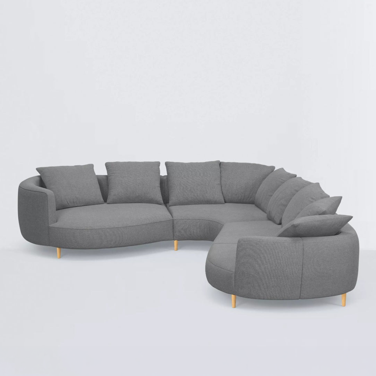 Modern corner sofa 250x300 cm - Gray RA-Sf325
