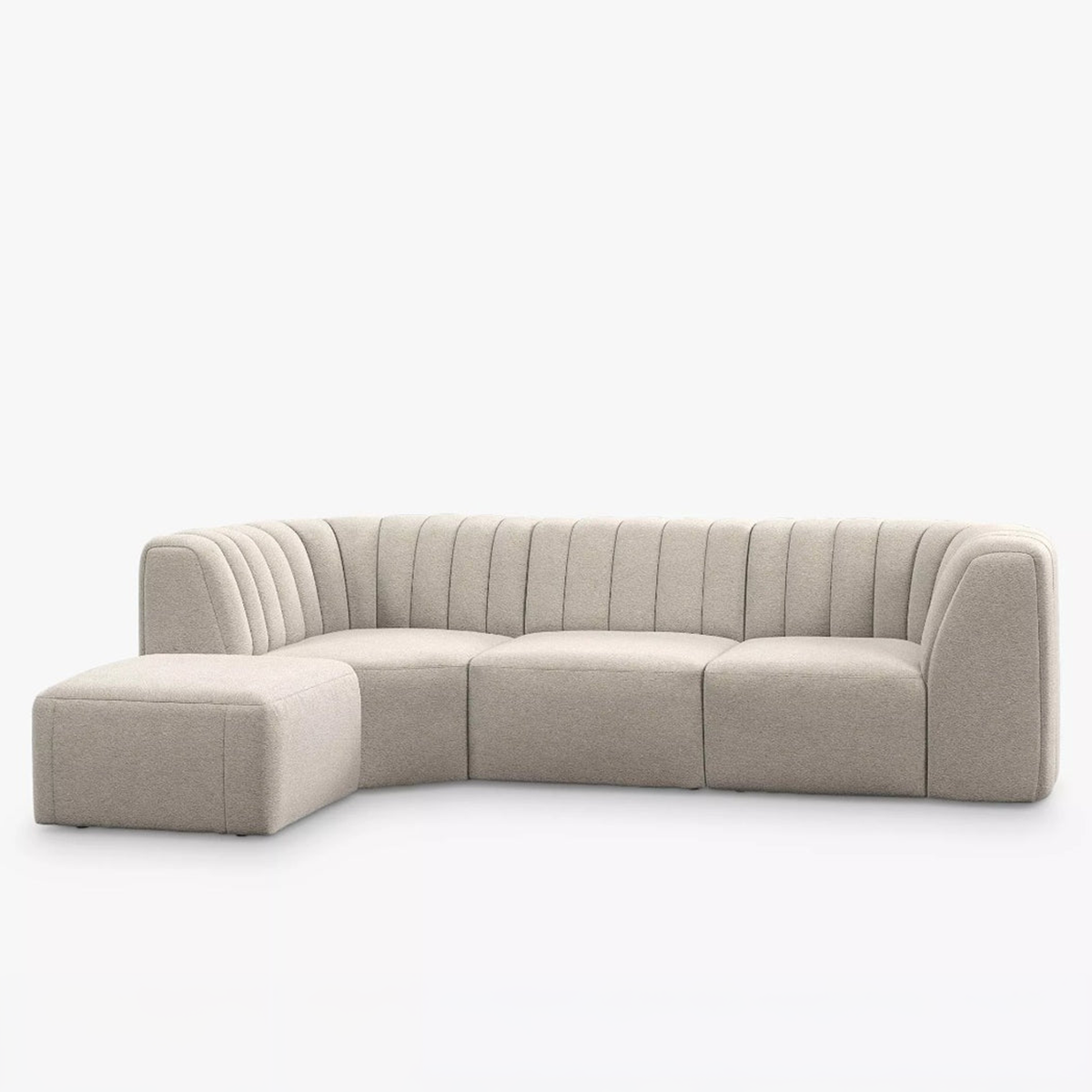 Modern corner sofa 180x270 cm - Beige RA-Sf327