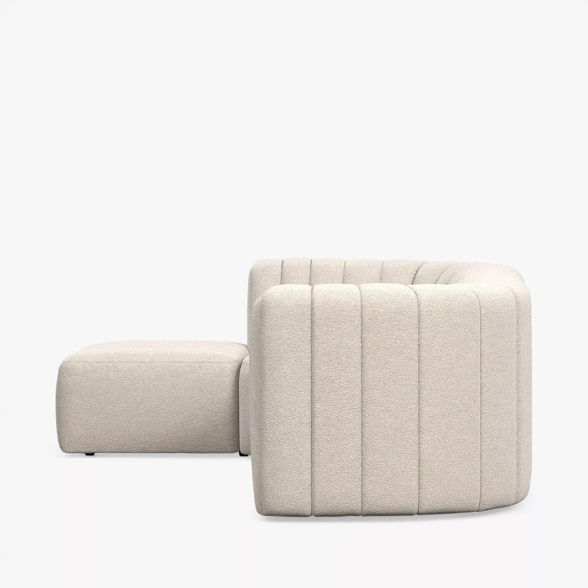 Modern corner sofa 180x270 cm - Beige RA-Sf327