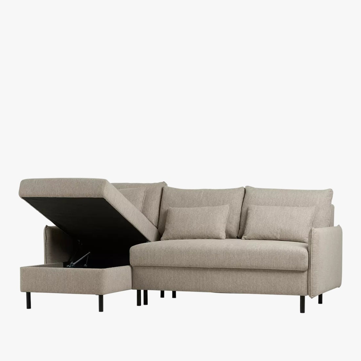 Modern Corner Sofa 220×120 cm – Grey - RA-Sf337
