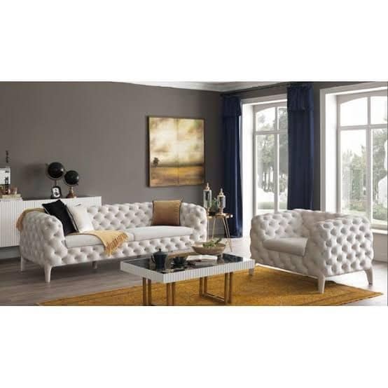 Leather sofa set - beige RA-SOFA.15
