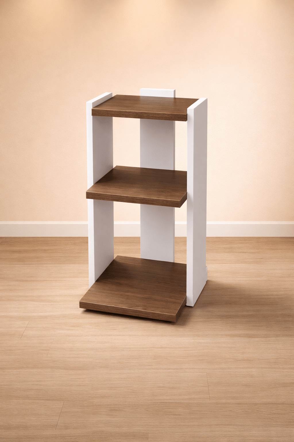 Side Table 30x26cm - White x Wood RAF-T135
