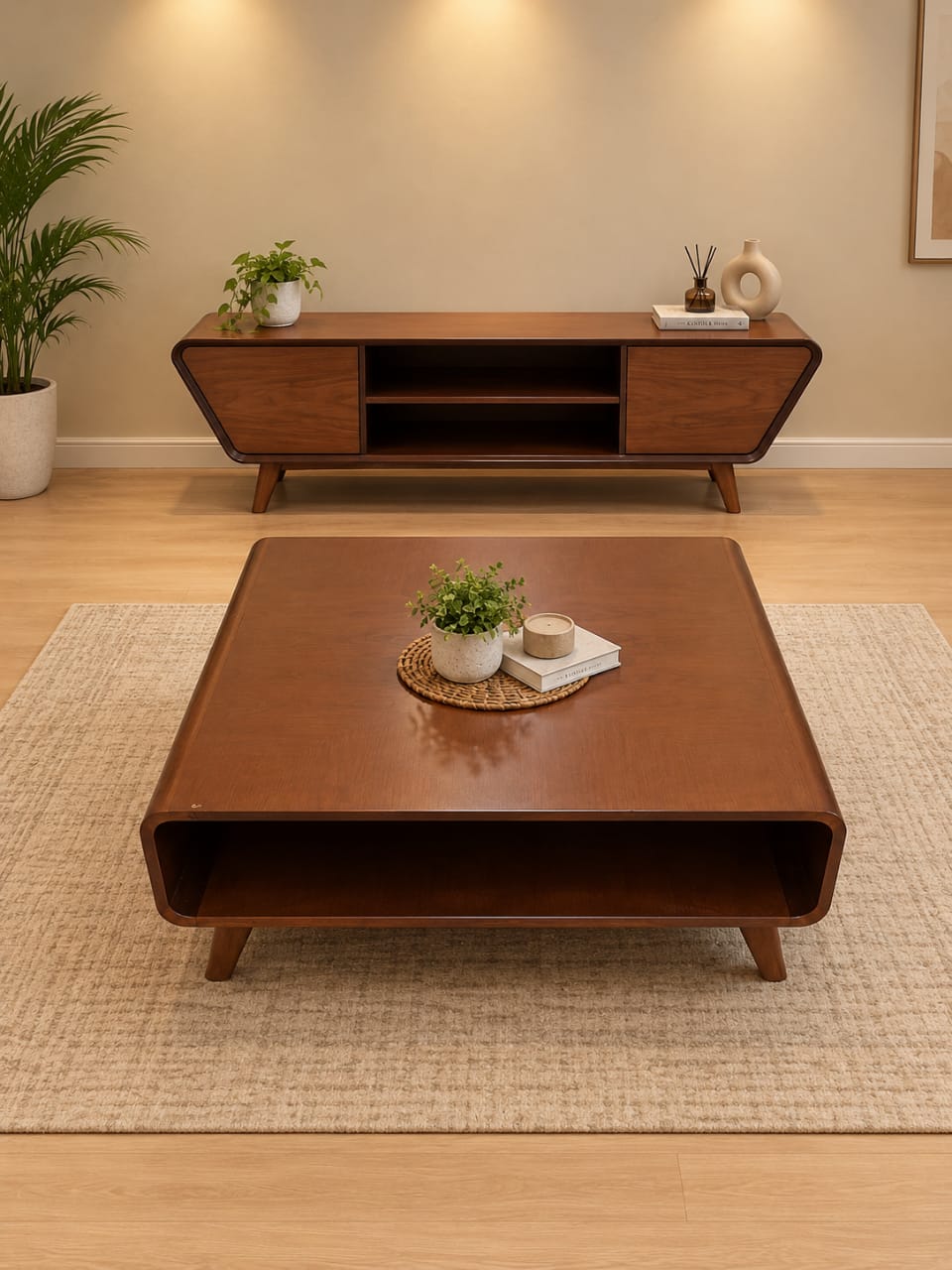 TV table + coffee table – brown RAF-UT41
