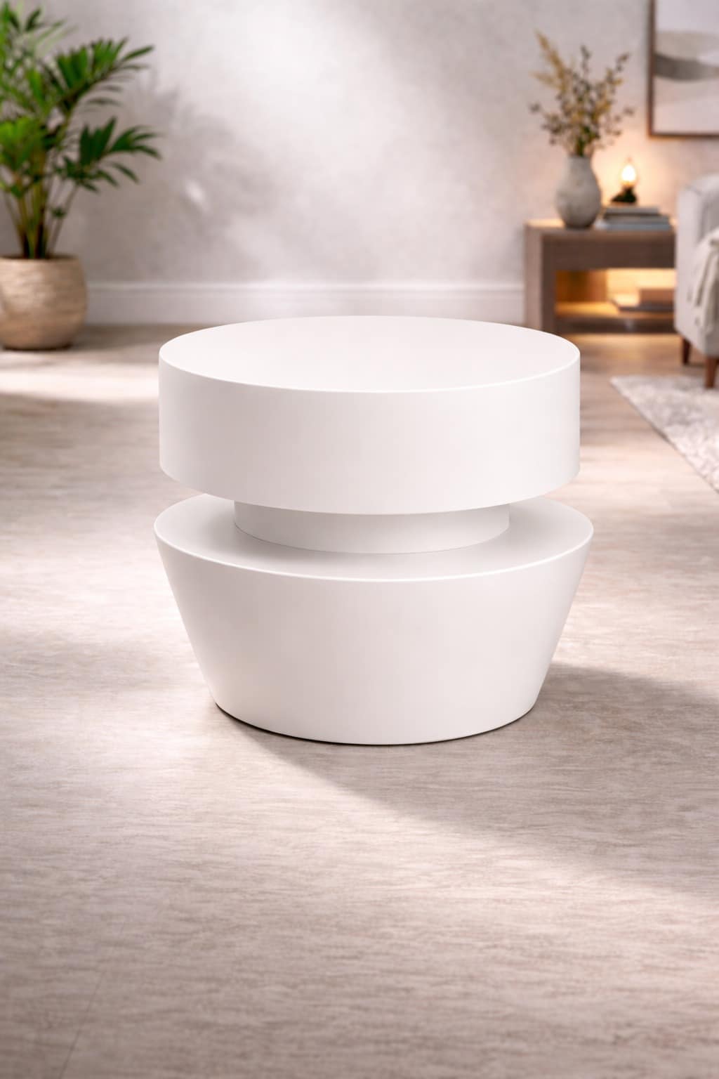 Side Table 40x40cm - White RA-T162