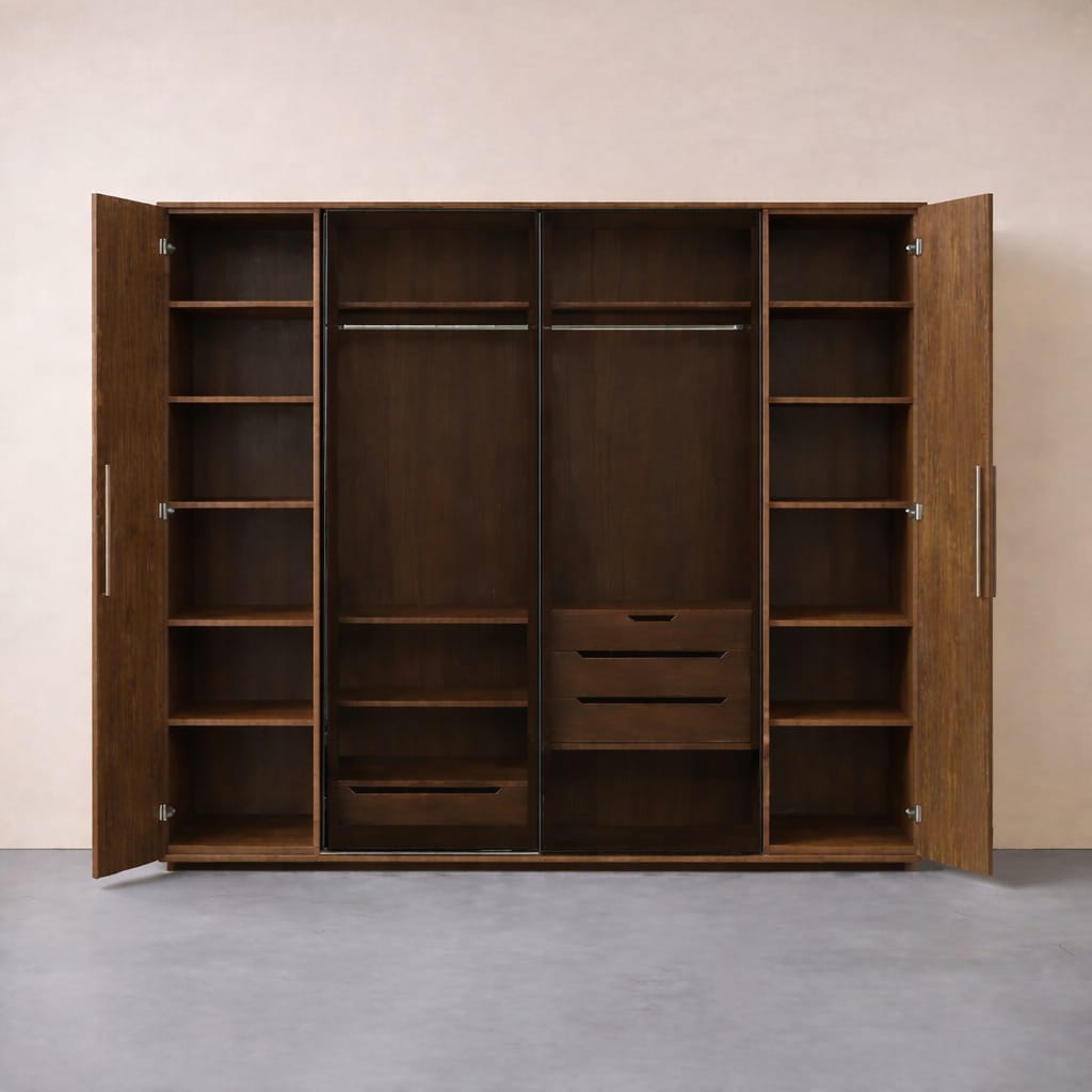 دولاب ملابس 210×220سم-بنيRA-D125