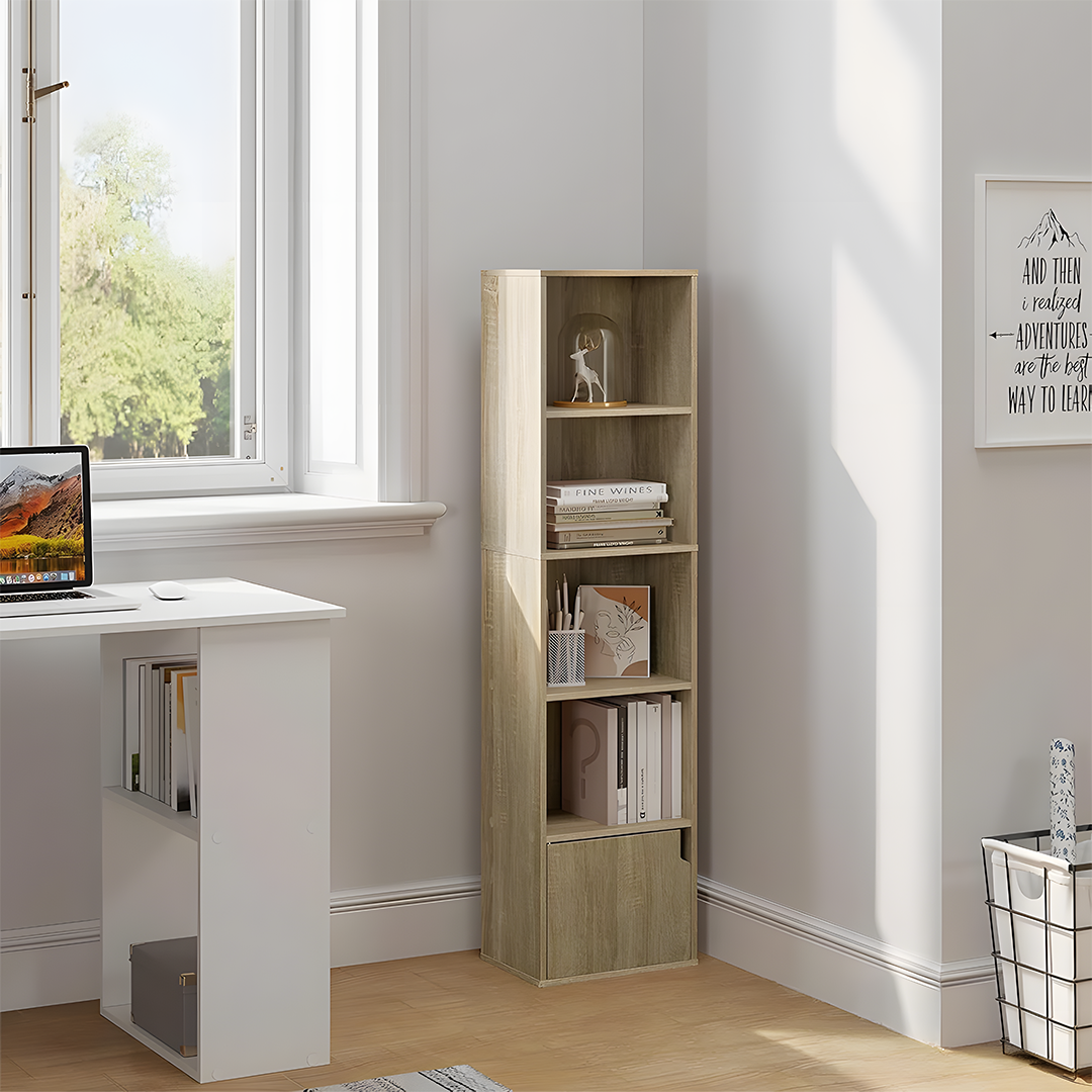 Modern Desk Bookcase 40x150cm - Wood RA-mk90