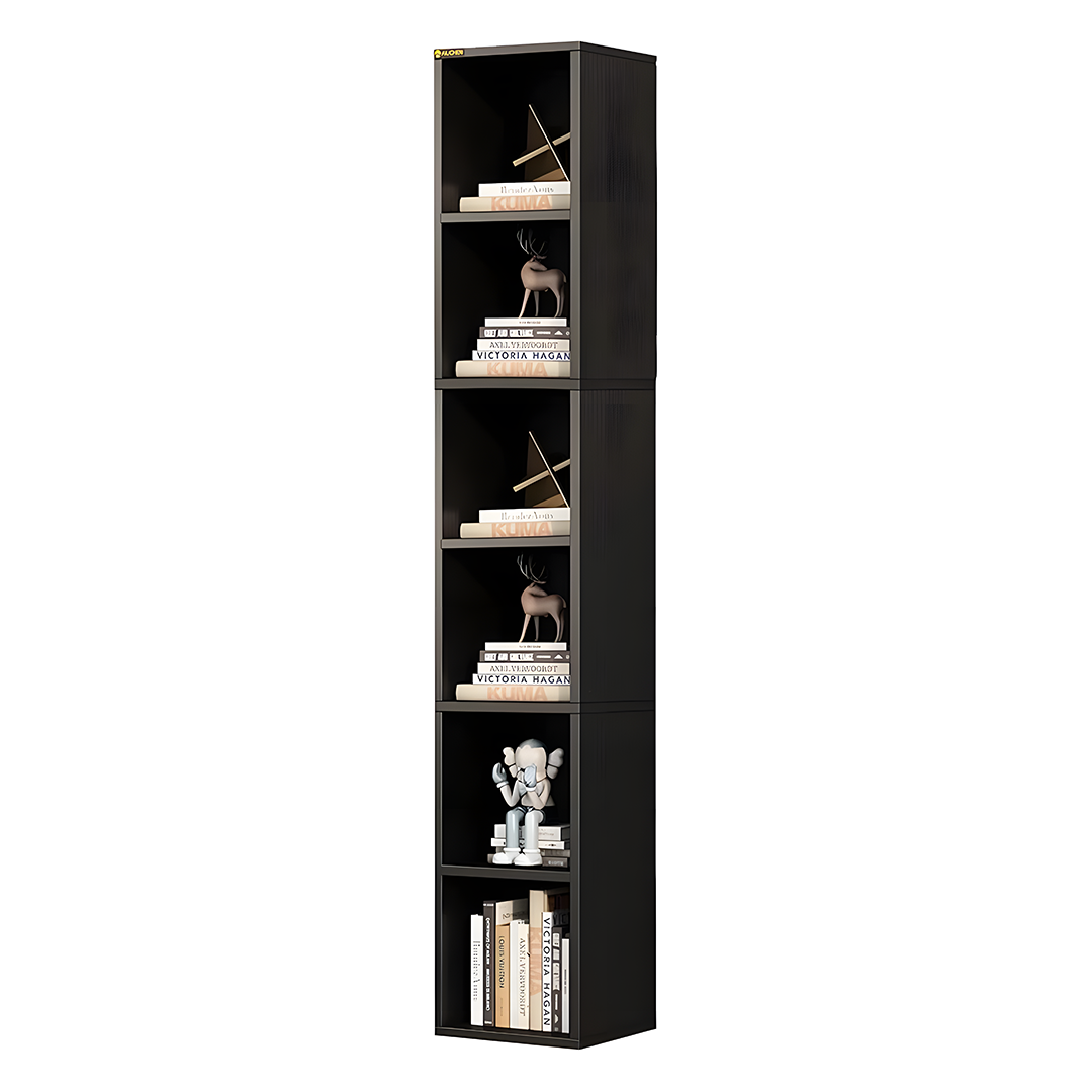 Modern Bookcase 30x160cm - Black RA-mk91